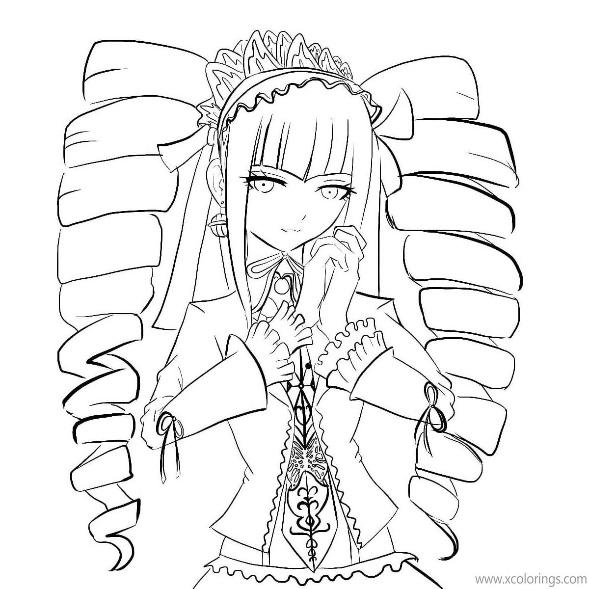 Danganronpa Coloring Pages Celestia - XColorings.com