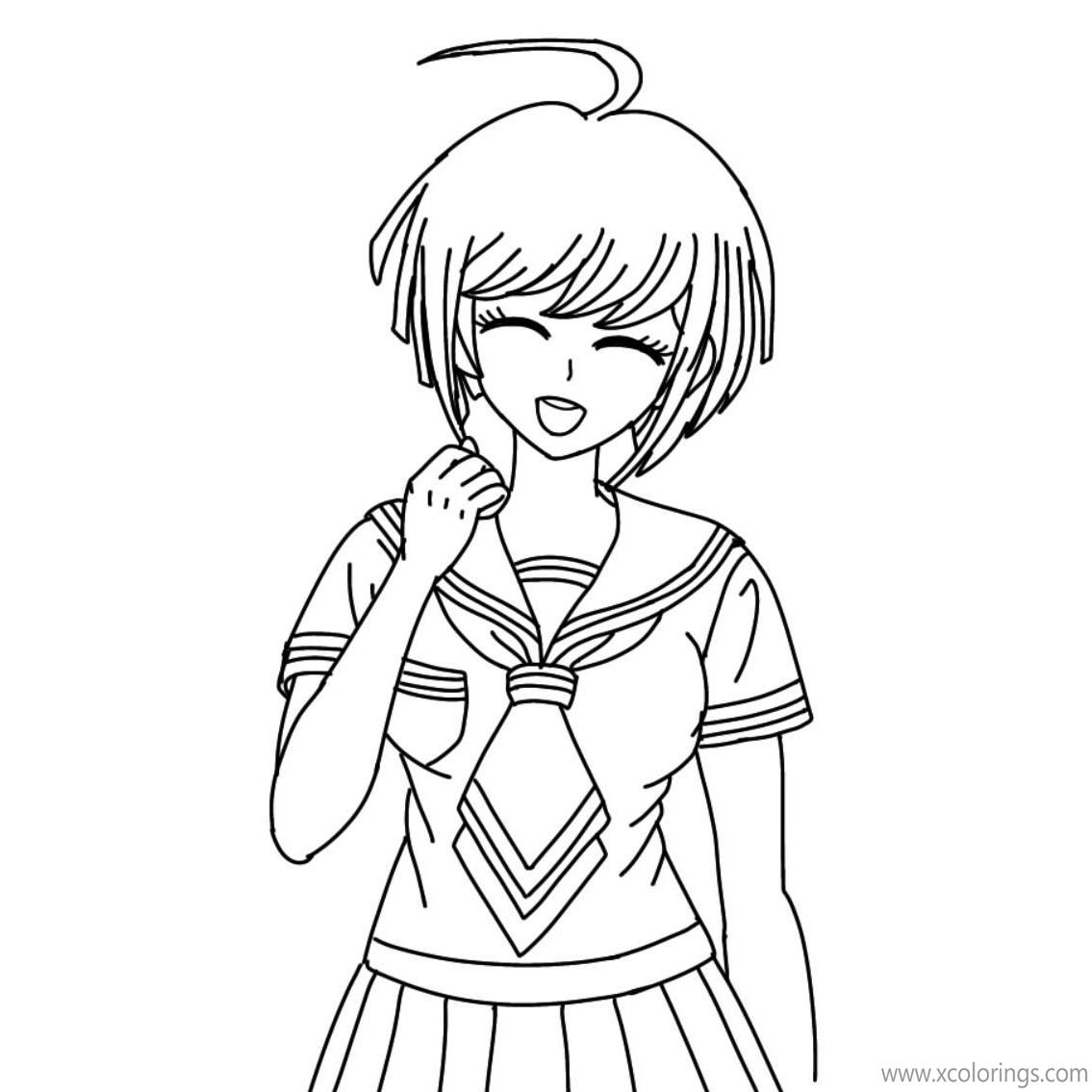 Danganronpa Coloring Pages Mikan Fanart - XColorings.com