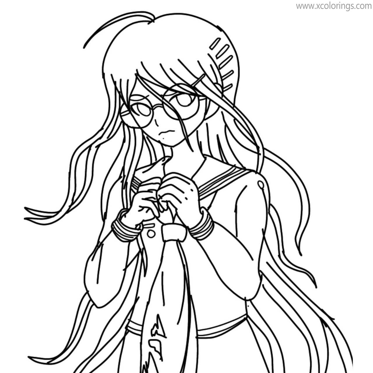 Danganronpa Coloring Pages Toko Fukawa - XColorings.com