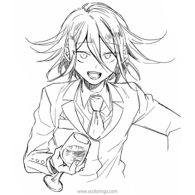 Danganronpa Kokichi Oma Coloring Pages - XColorings.com