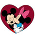 Disney Mickey Mouse Valentines Day Coloring Pages
