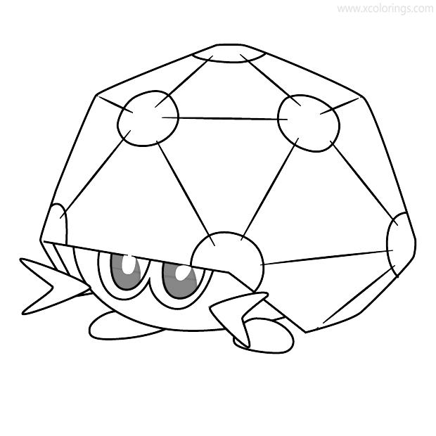 Free Dottler Pokemon Coloring Pages printable