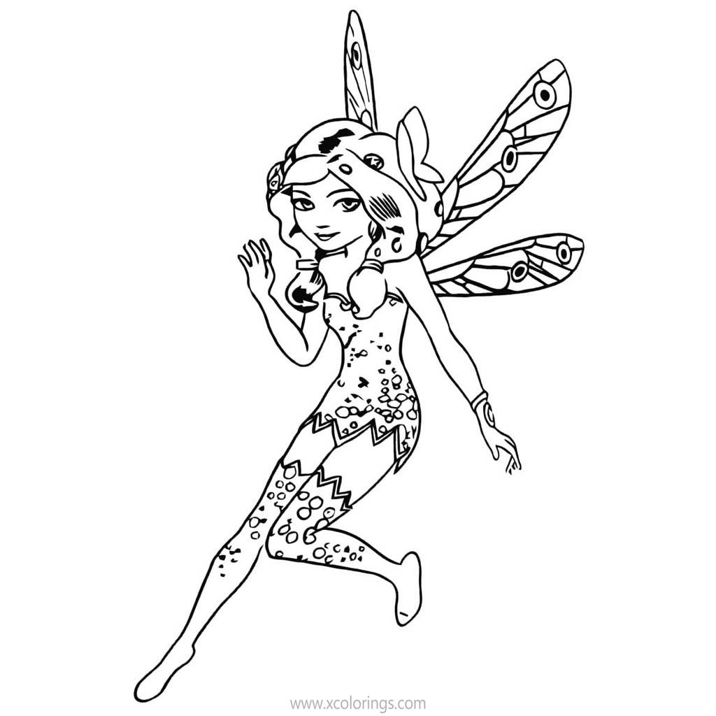Free Elf Mia And Me Coloring Pages printable