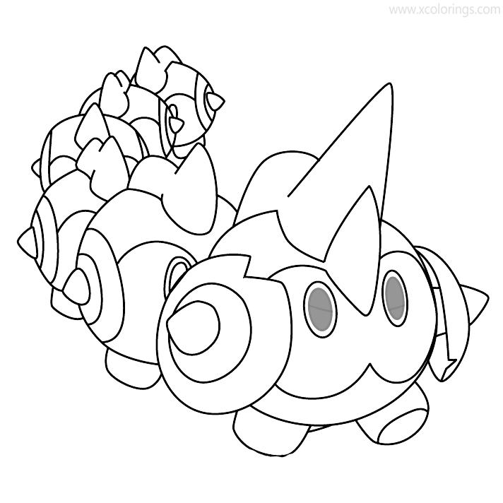 Free Falinks Pokemon Coloring Pages printable