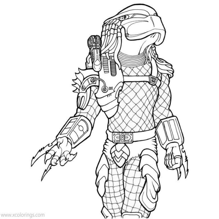 Predator Coloring Pages Free and Printable - XColorings.com