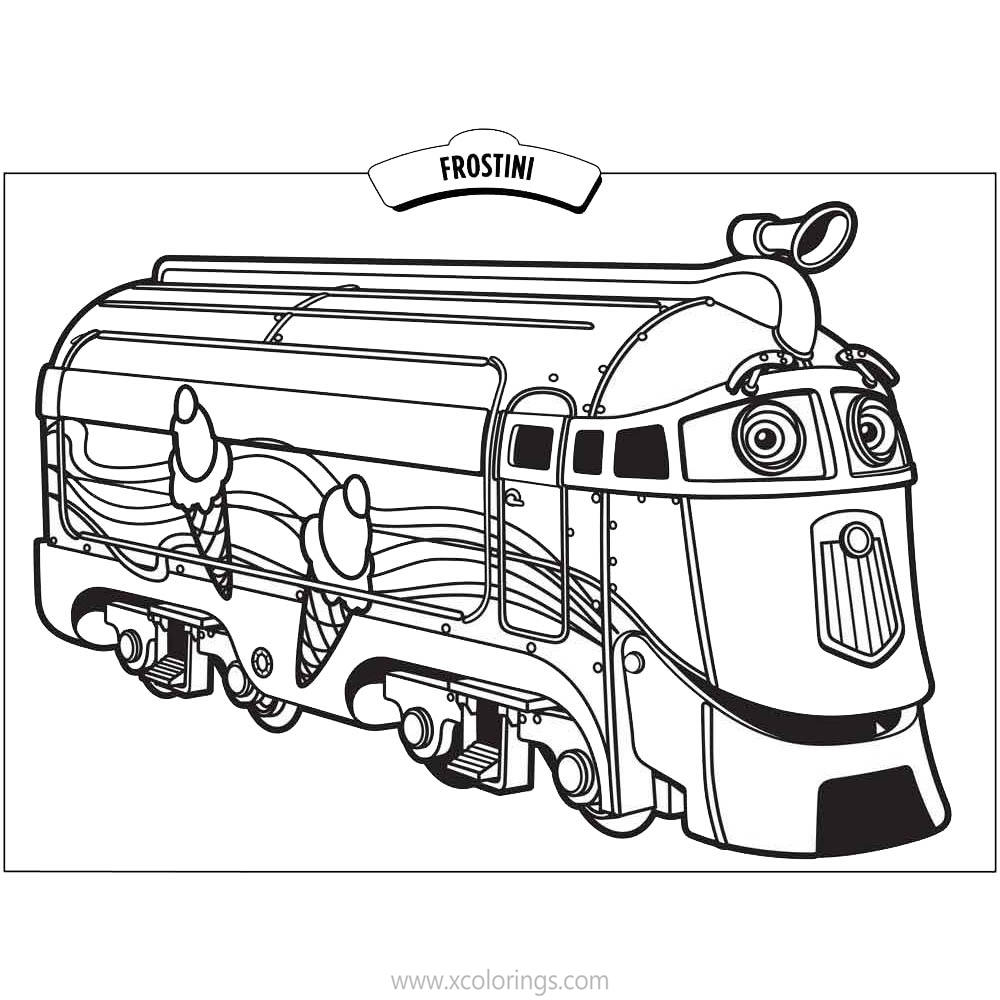 Free Frostini from Chuggington Coloring Pages printable