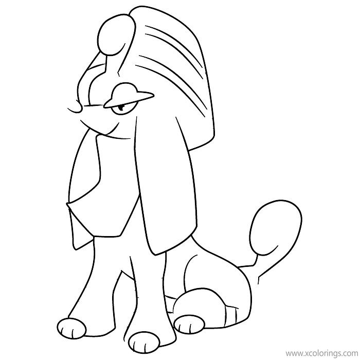 Pokemon Darmanitan Coloring Page