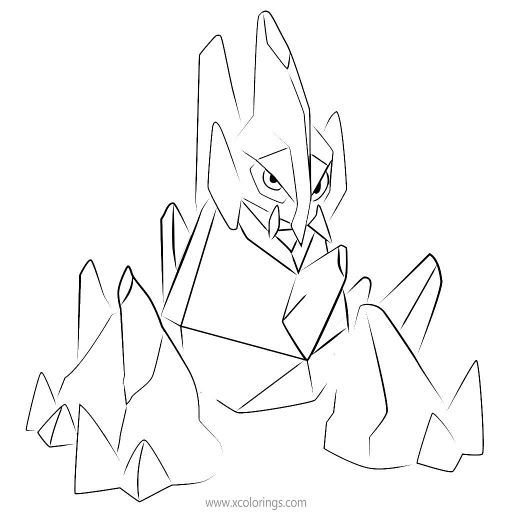 Free Gigalith Pokemon Coloring Pages printable