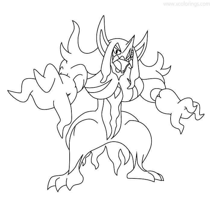 Free Grimmsnarl Pokemon Coloring Pages printable