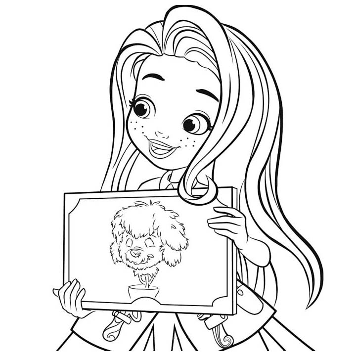 Free Hairdorables Coloring Pages Picture of Pet printable