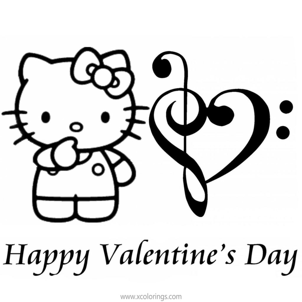 10 Hello Kitty Coloring Valentines for a Purr-fect Holiday
