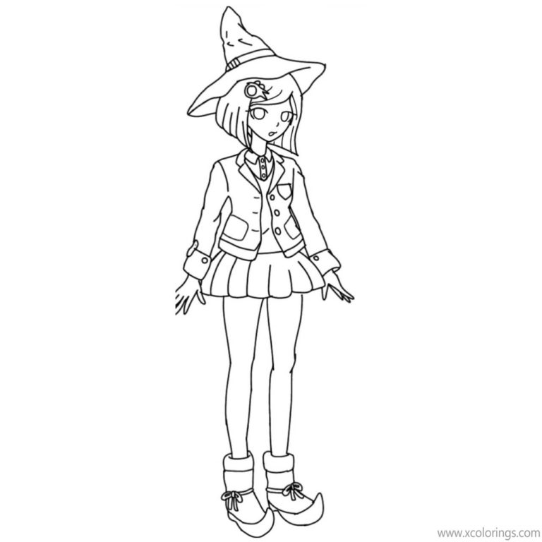 Danganronpa Coloring Pages Kaede Akamatsu - XColorings.com