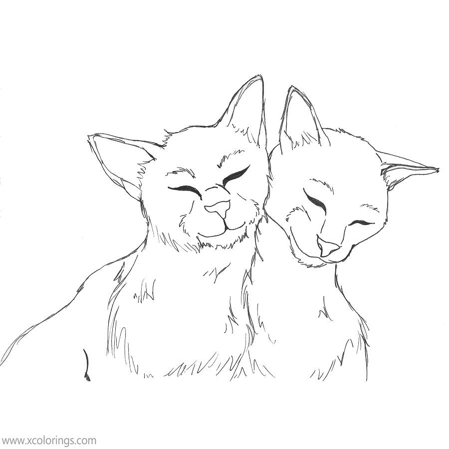 Warrior Cat Coloring Pages Printable - XColorings.com