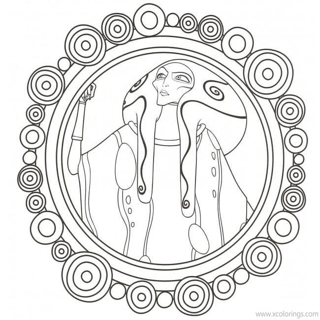 Free Mia And Me Coloring Pages Gargona printable