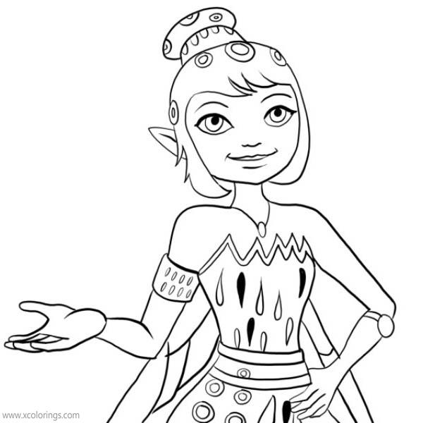 Toca Boca Coloring Pages Rita and Cloud Ready for Painting - XColorings.com