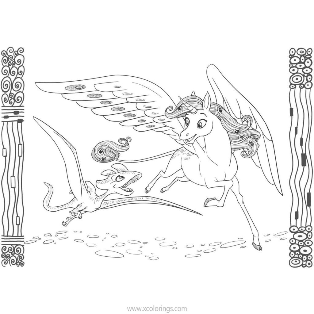 Mia And Me Coloring Pages Mia the Fairy