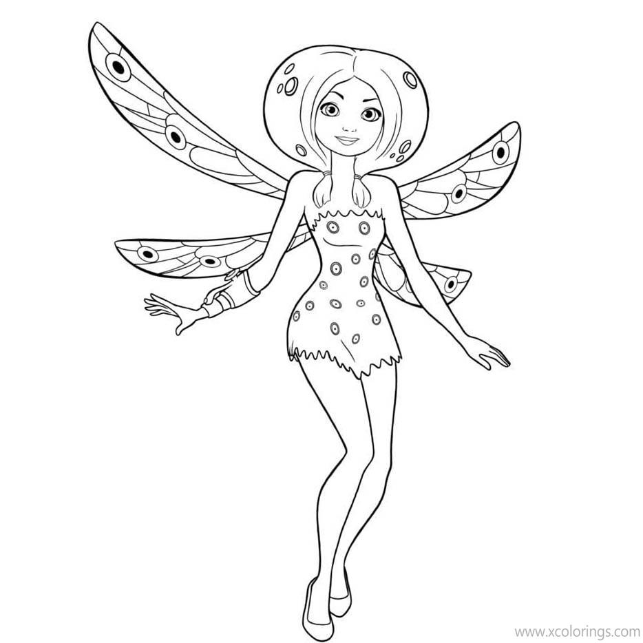 Free Mia And Me Elf Coloring Pages printable
