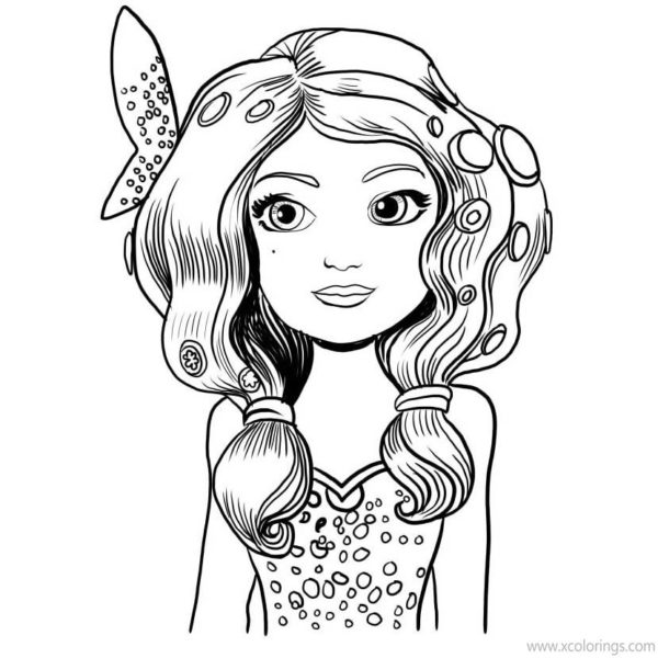 Mia And Me Coloring Pages Yuko the Elf - XColorings.com