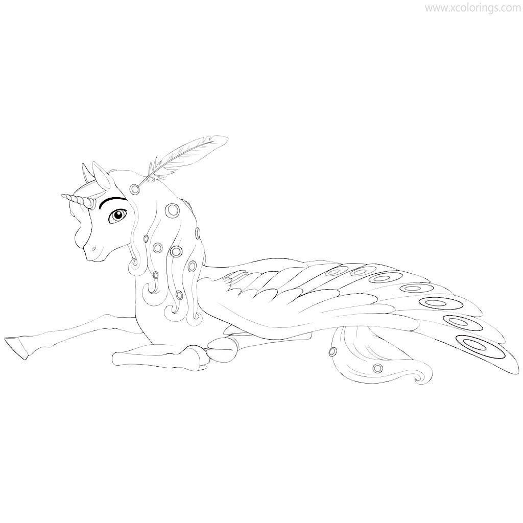 Free Onchao from Mia And Me Coloring Pages printable