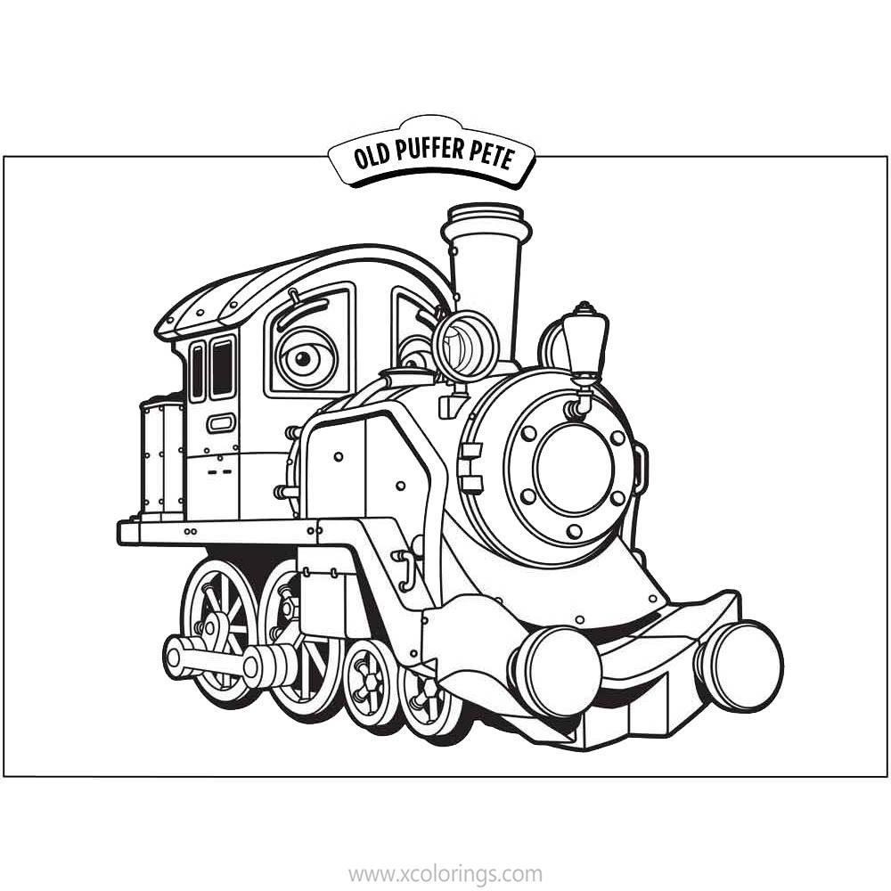 Free Pete from Chuggington Coloring Pages printable