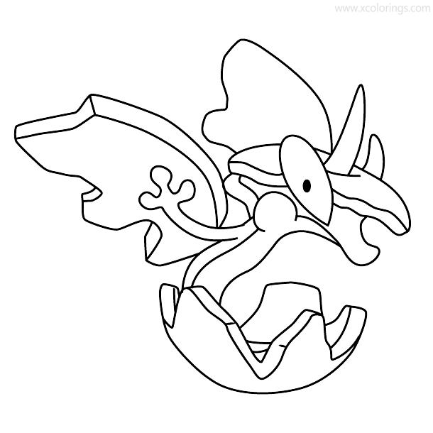 Free Pokemon Flapple Coloring Pages printable