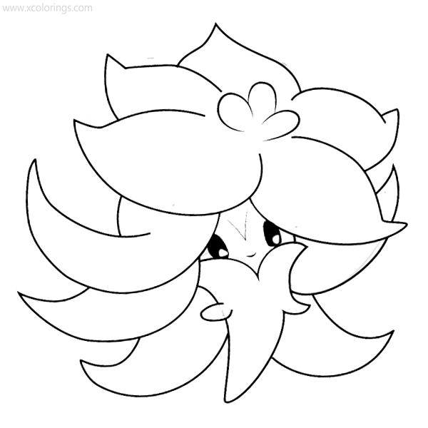 Free Pokemon Gossifleur Coloring Pages printable