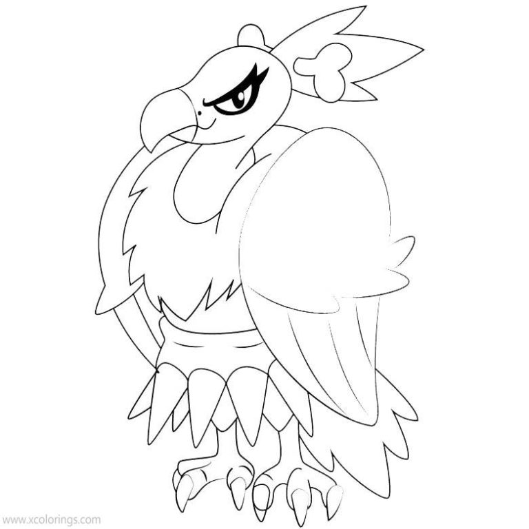 Pokemon Galarian Zigzagoon Coloring Pages - XColorings.com
