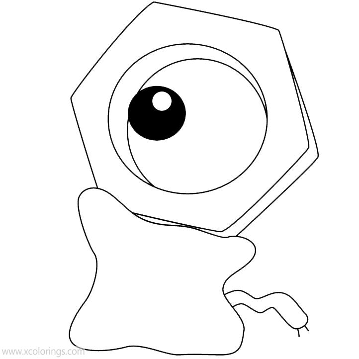 Free Pokemon Meltan Coloring Pages printable