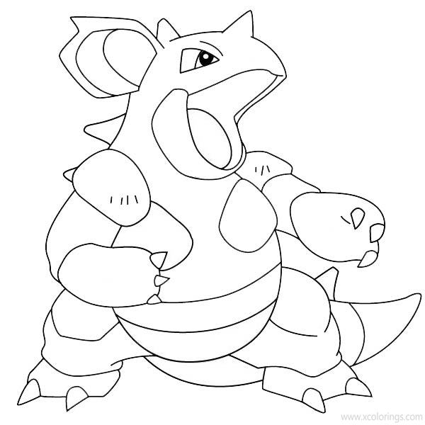 Free Pokemon Nidoqueen Coloring Pages printable