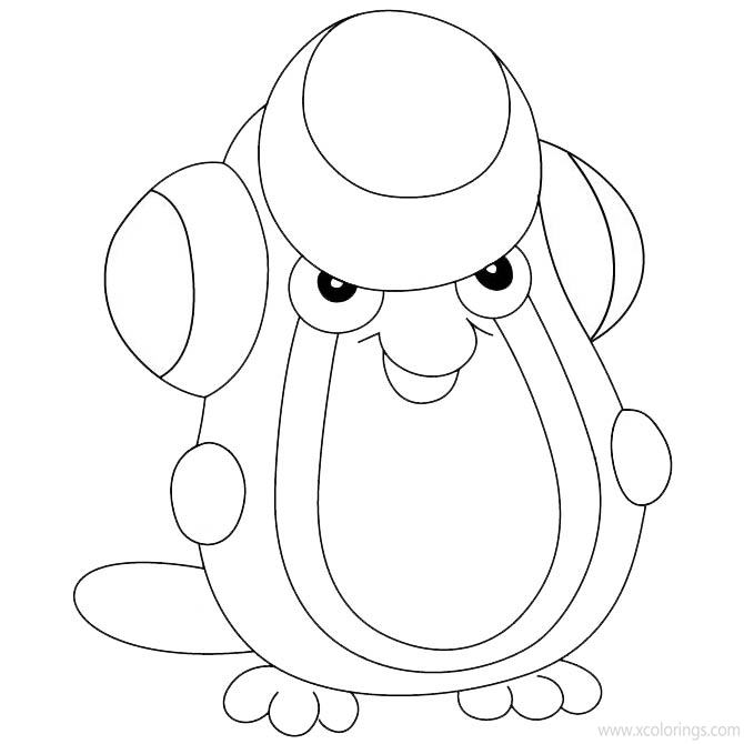 Free Pokemon Palpitoad Coloring Pages printable