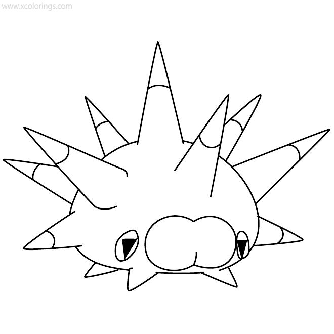 Pokemon Pincurchin Coloring Pages - XColorings.com