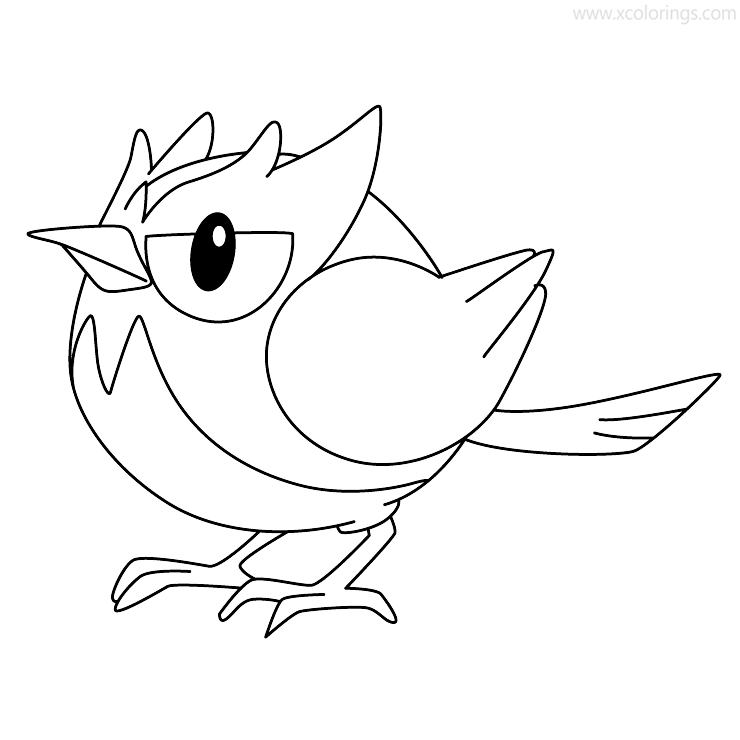 Free Pokemon Rookidee Coloring Pages printable