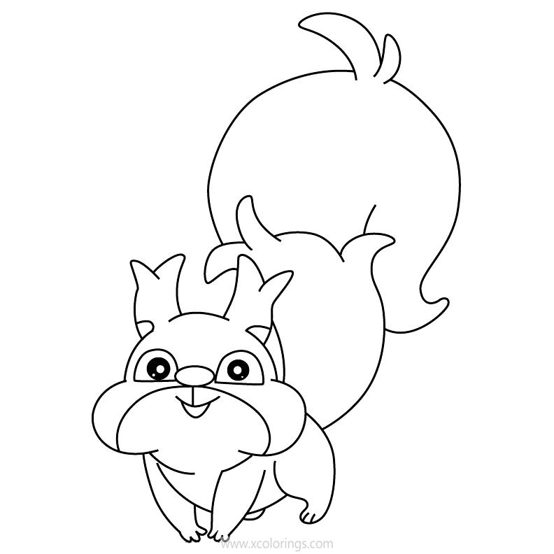 Free Pokemon Skwovet Coloring Pages printable