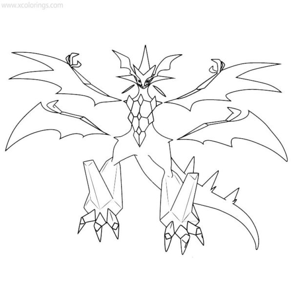 Zeraora Pokemon Coloring Pages - XColorings.com