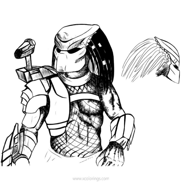Predator Coloring Pages Free and Printable - XColorings.com