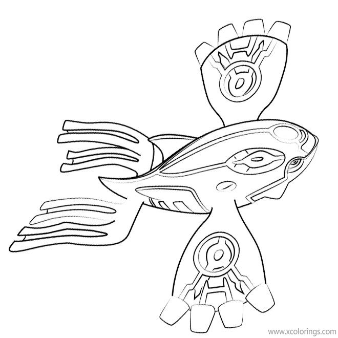 Pokemon Primal Kyogre Coloring Pages We have collected 39 pokemon ...