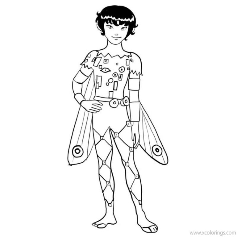 Mia And Me Coloring Pages Mia the Fairy