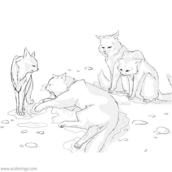 Long Tail Warrior Cat Coloring Pages - XColorings.com