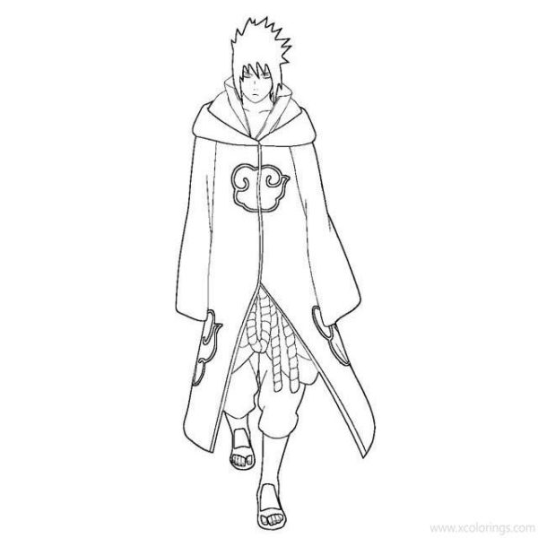 Sasuke and Naruto Coloring Pages - XColorings.com