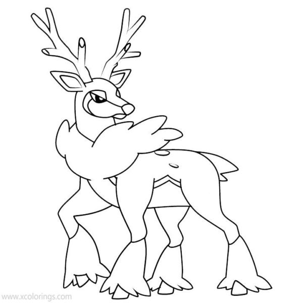 Galarian Ponyta Coloring Page