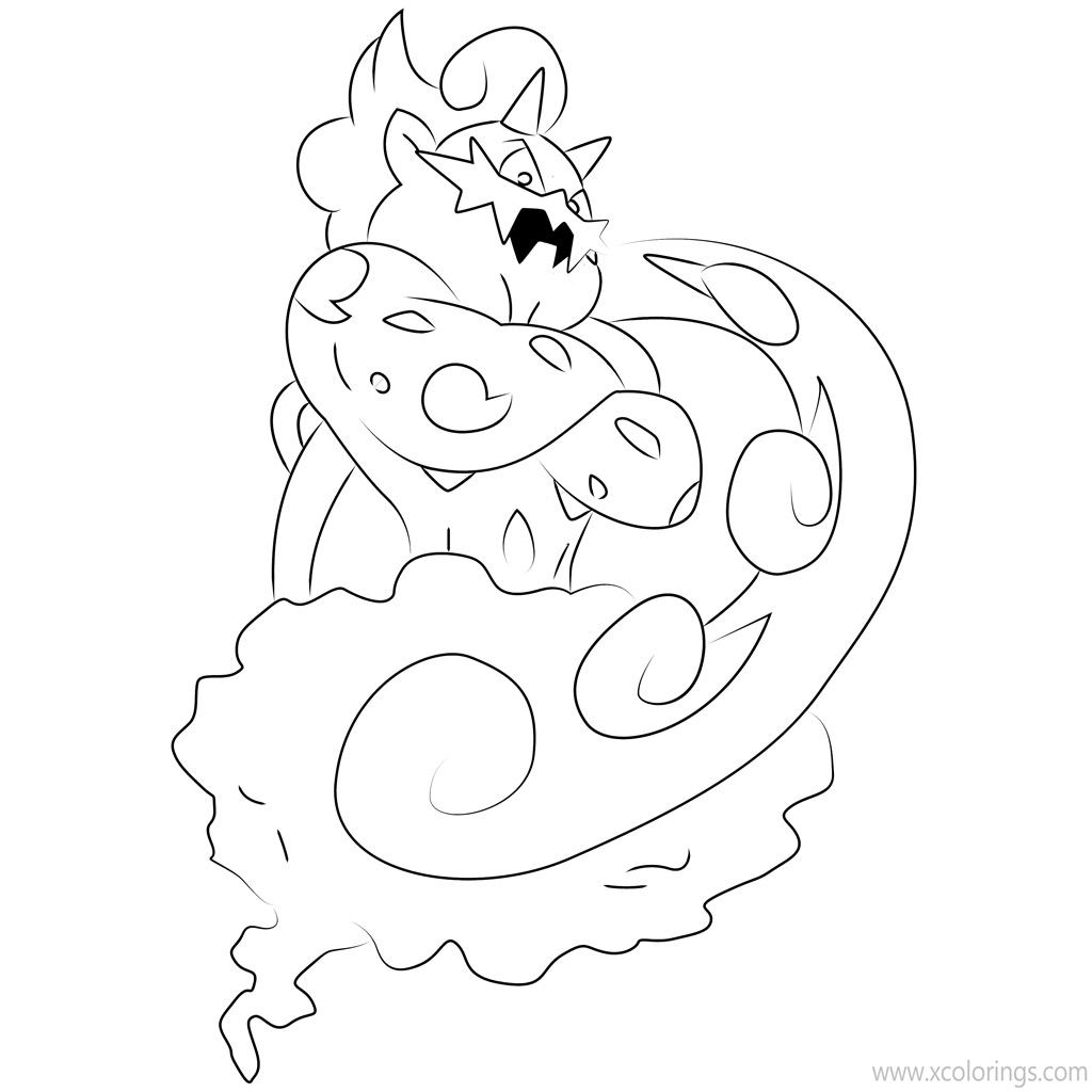 Free Tornadus Pokemon Coloring Pages printable