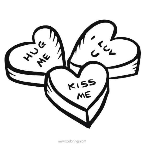 Valentines Heart Design Coloring Pages - XColorings.com