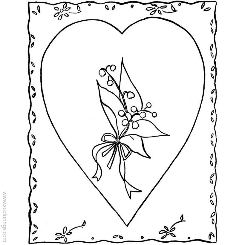 Free Valentines Day Heart Pattern Coloring Pages printable