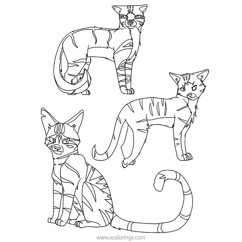Free Warrior Cat Coloring Pages Clan printable