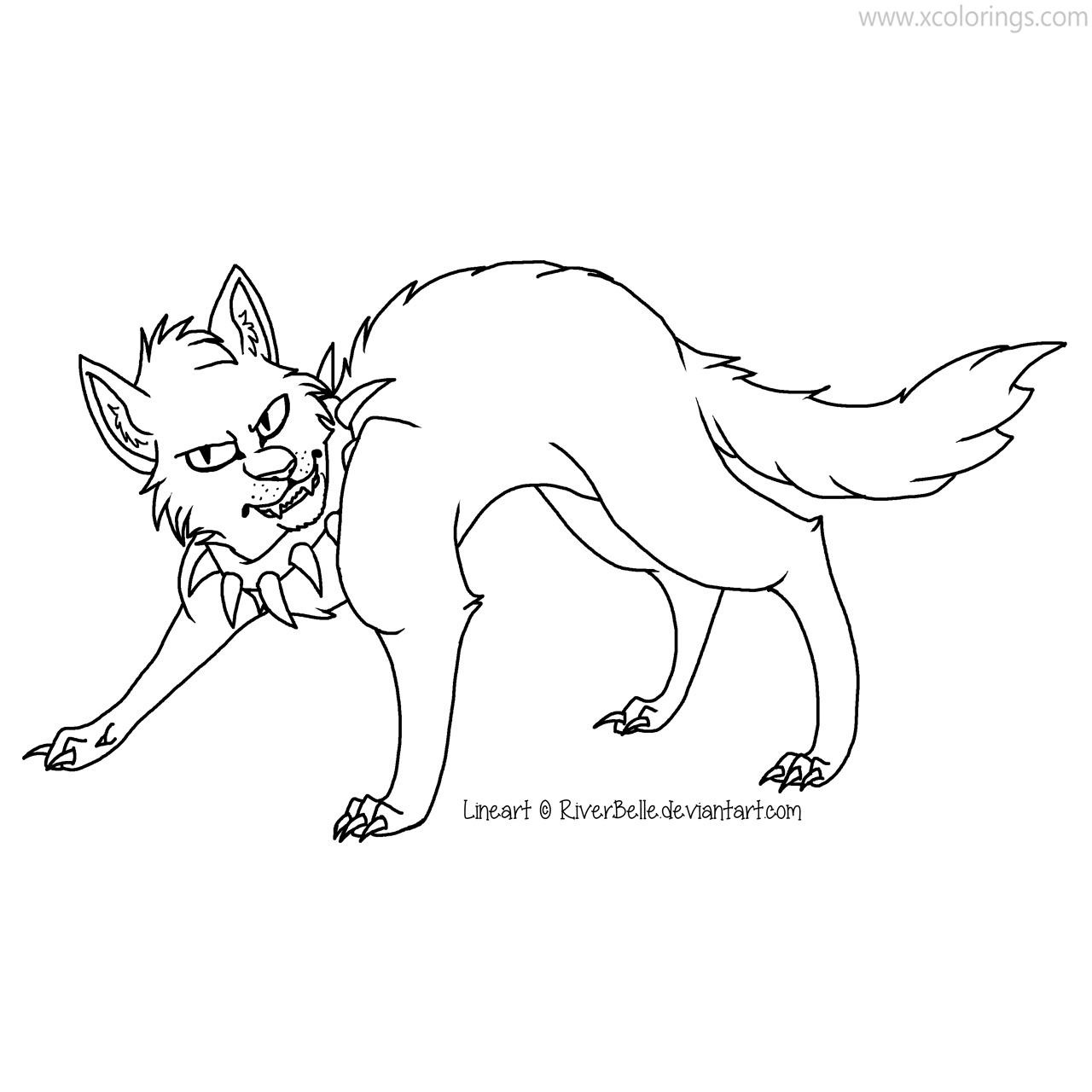 Free Warrior Cat Coloring Pages Fan Artwork by Riverbelle printable