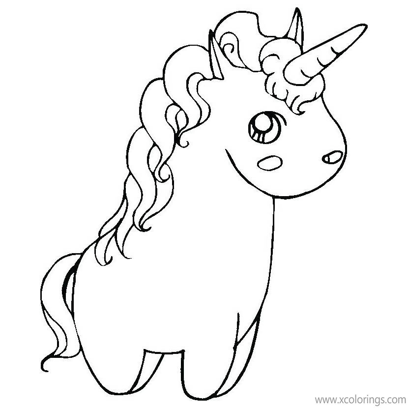 Free Cute Beanie Boos Unicorn Coloring Pages printable