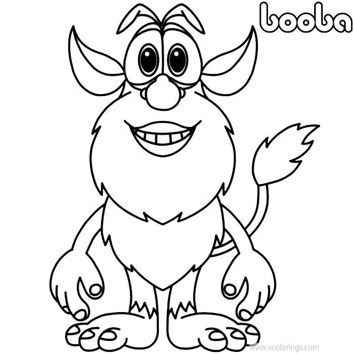 Free Booba Coloring Pages for Toddlers printable