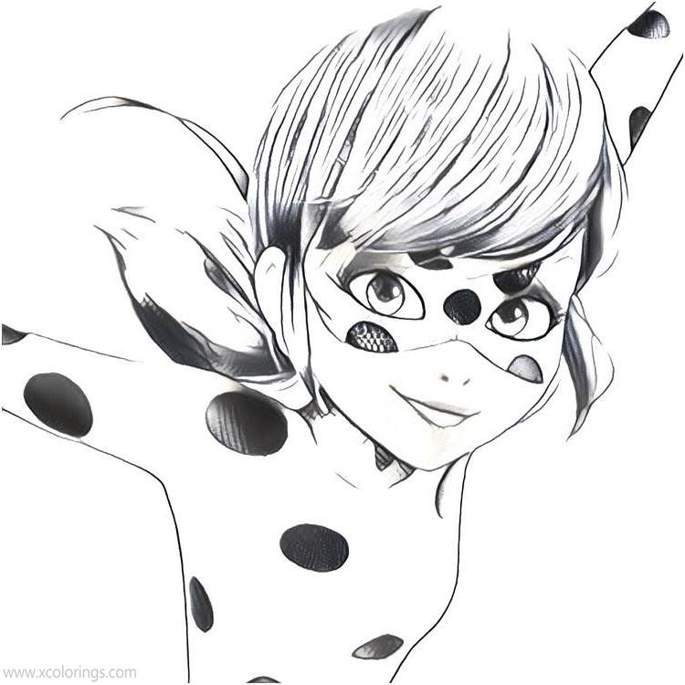 Chloe Bourgeois from Miraculous Ladybug Coloring Pages - XColorings.com