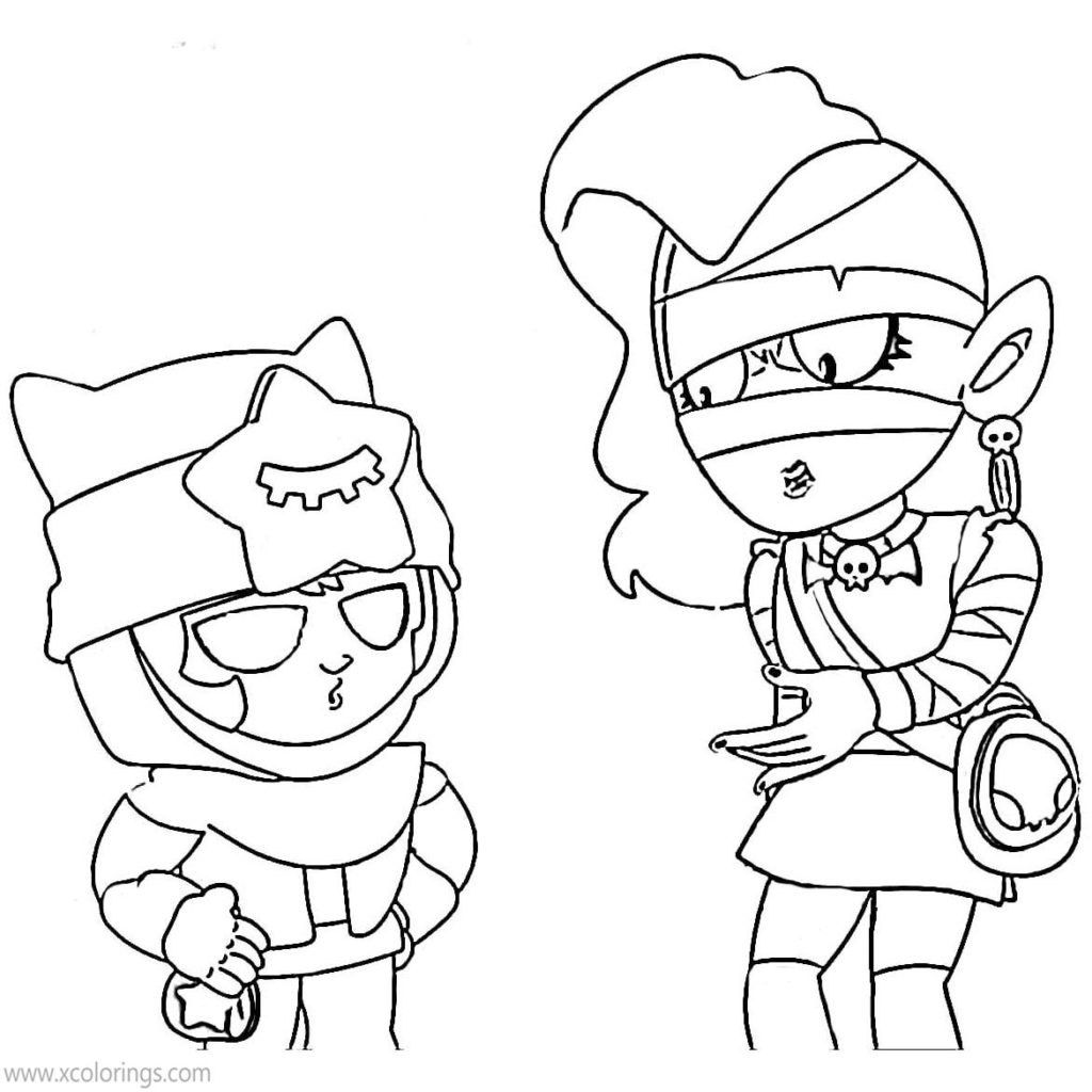brawl stars leon coloring brawl stars leon coloring