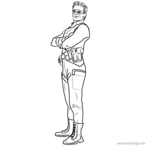 Henry Danger Coloring Pages with Captain Man - XColorings.com